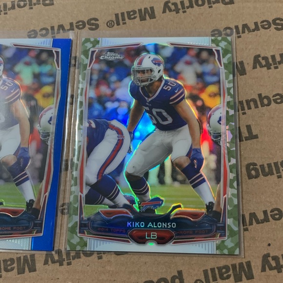 Lot of 2: Kiko Alonso ‘14 Topps Chrome Cards - Picture 7 of 12